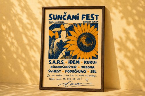 Limitirani poster s osobnom posvetom